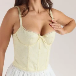 Best Korsetttop mit Spitzenbesatz - T-Shirts Und Oberteile