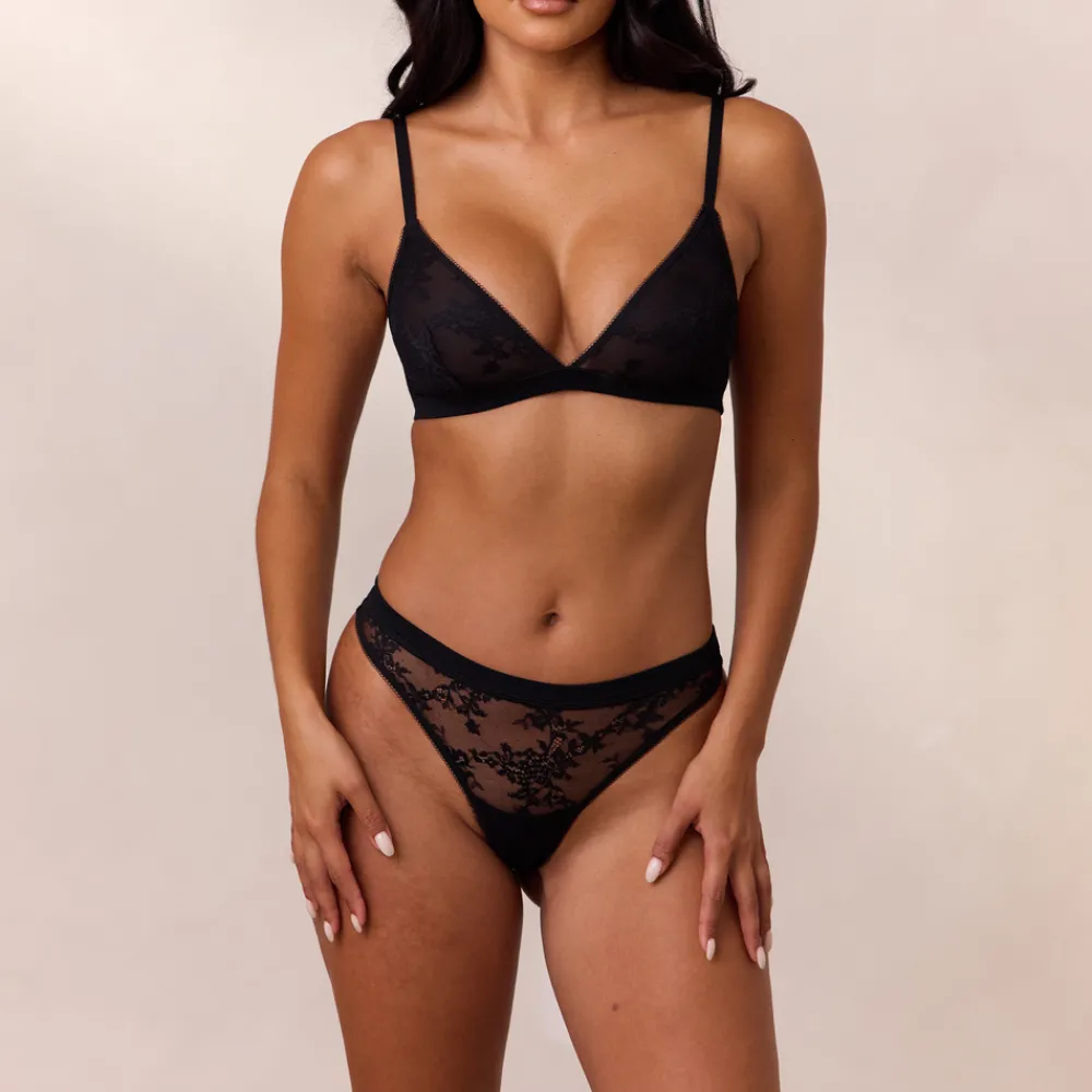 Outlet Lace Triangle Bralette - Ohne Bügel|Bralettes