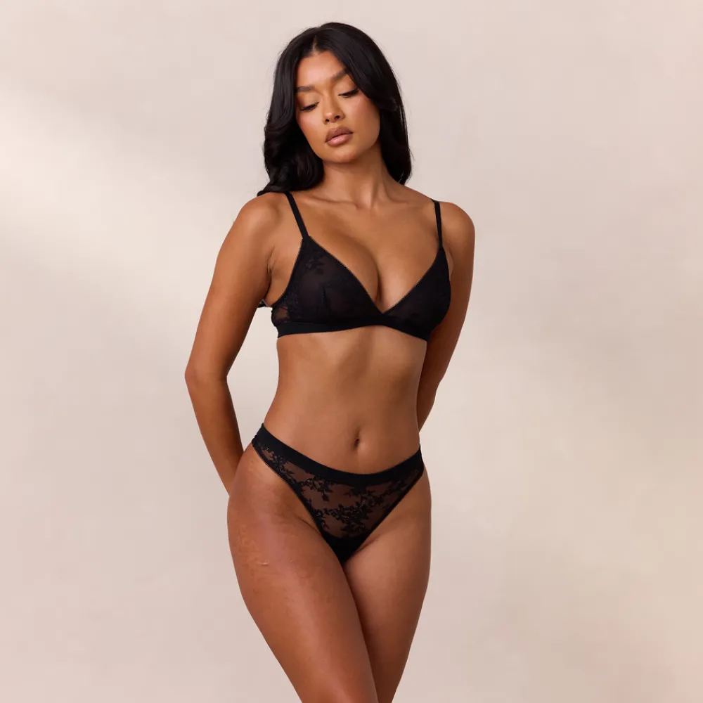 Outlet Lace Triangle Bralette - Ohne Bügel|Bralettes