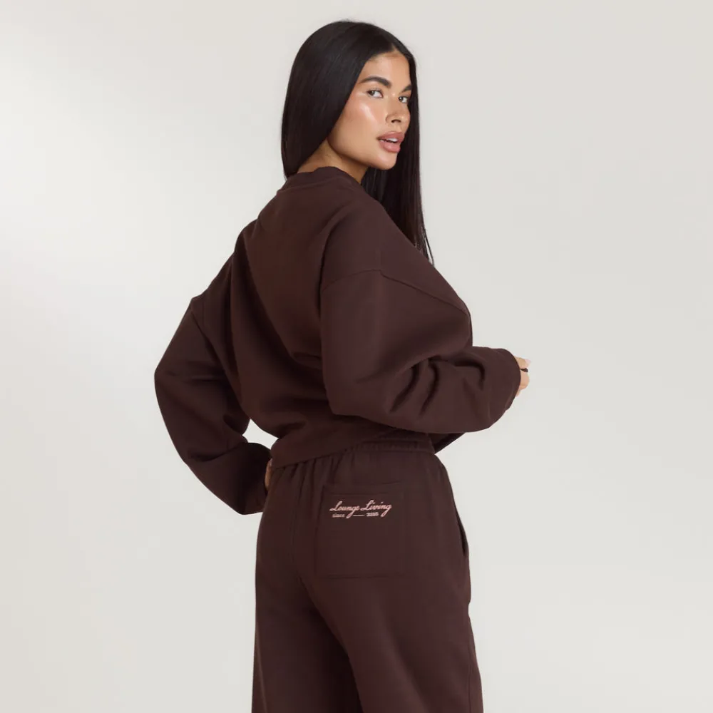 New Lounge Living Pullover mit Viertel-Zip - Hoodies Und Sweatshirts