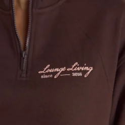 New Lounge Living Pullover mit Viertel-Zip - Hoodies Und Sweatshirts