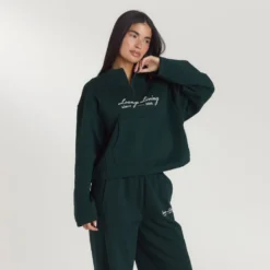 Clearance Lounge Living Pullover mit Viertel-Zip - Hoodies Und Sweatshirts
