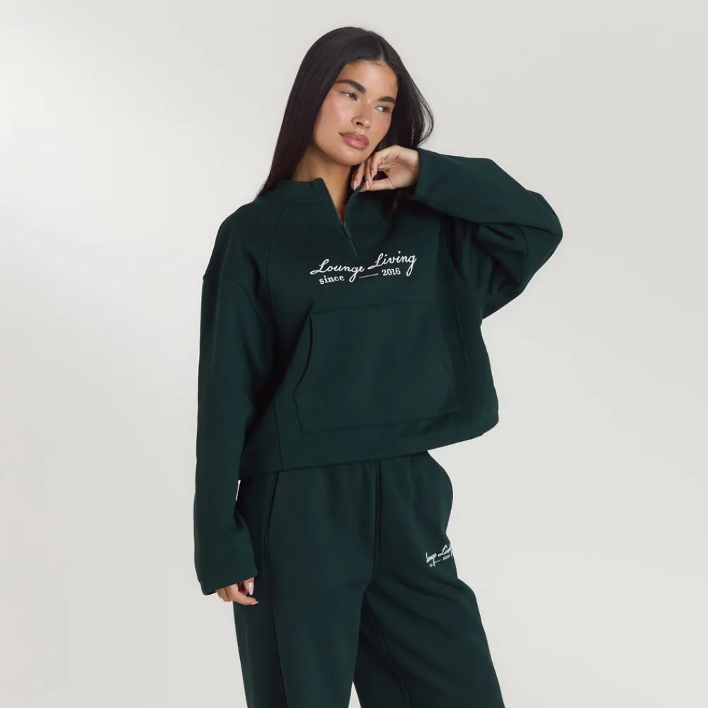 Clearance Lounge Living Pullover mit Viertel-Zip - Hoodies Und Sweatshirts
