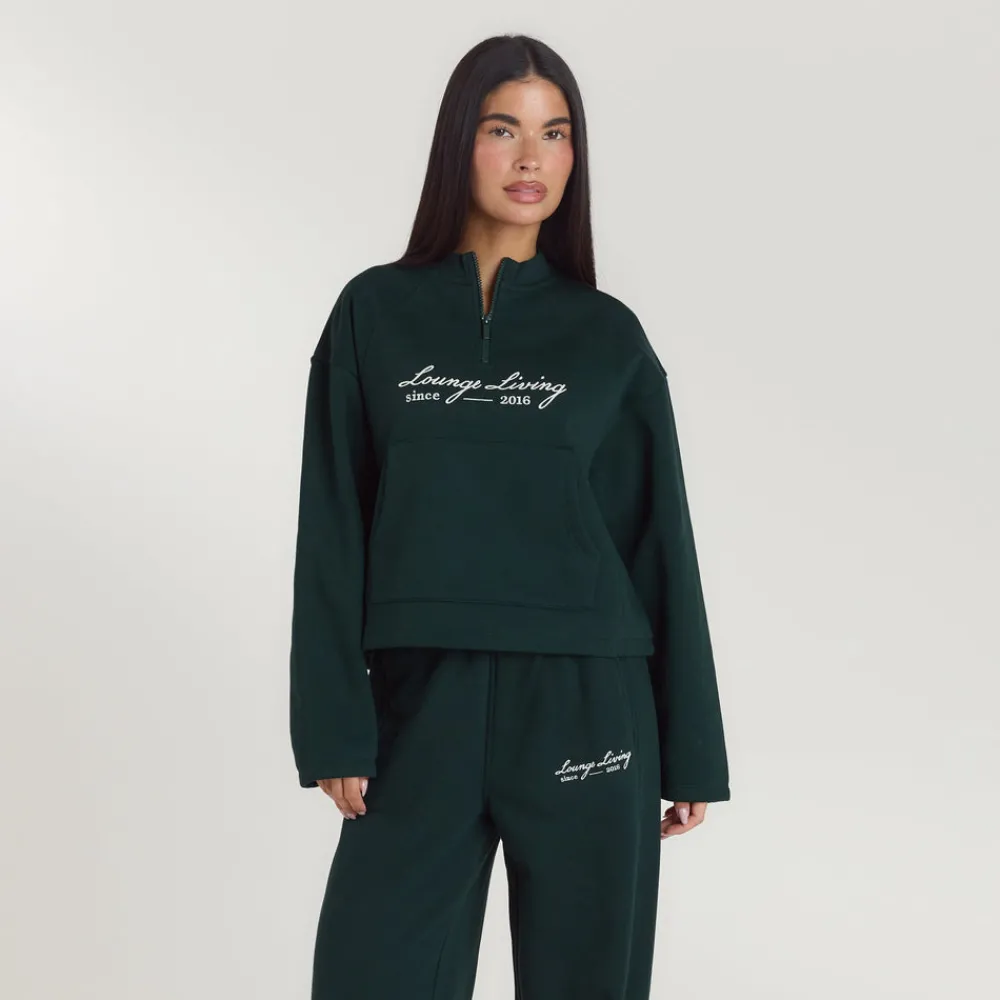 Clearance Lounge Living Pullover mit Viertel-Zip - Hoodies Und Sweatshirts