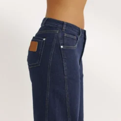 New Low-Rise-Jeans mit Weitem Bein - Hosen
