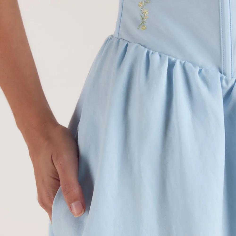 Discount Maxikleid mit Korsetterie - Kleider Und Röcke