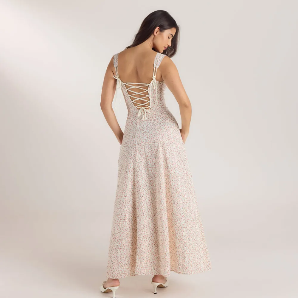 Online Maxikleid mit Korsetterie - Kleider Und Röcke
