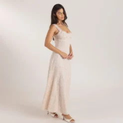 Online Maxikleid mit Korsetterie - Kleider Und Röcke
