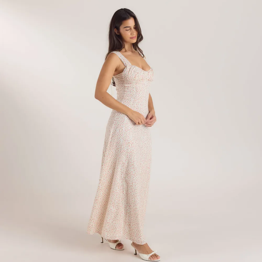 Online Maxikleid mit Korsetterie - Kleider Und Röcke