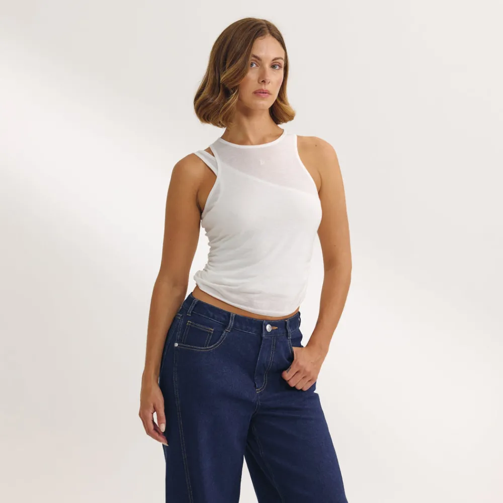 Hot Mehrlagiges Tanktop - T-Shirts Und Oberteile