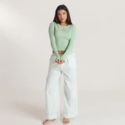 Best Mistletoe Henley Pyjamahemd - Pyjamas Sets|Pyjama-Oberteile