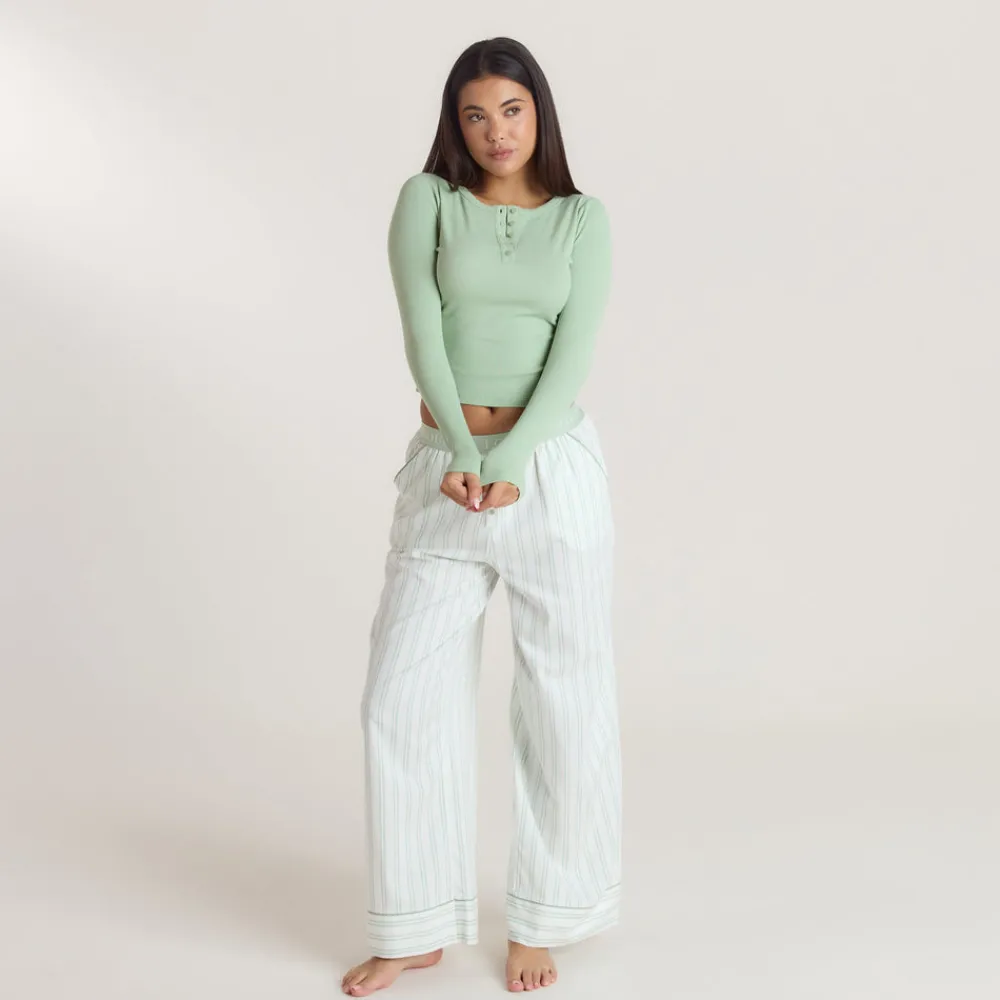 Best Mistletoe Henley Pyjamahemd - Pyjamas Sets|Pyjama-Oberteile