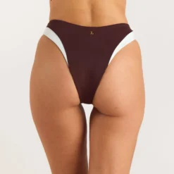 Clearance Monaco Brazilian Slip mit Hohem Bein - Bikinis