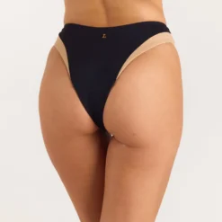 Clearance Monaco Brazilian Slip mit Hohem Bein - Bikinis
