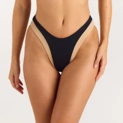 Clearance Monaco Brazilian Slip mit Hohem Bein - Bikinis