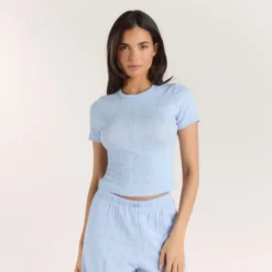 Clearance Pointelle Pyjama-Top - Pyjamas Sets|Pyjama-Oberteile