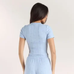 Clearance Pointelle Pyjama-Top - Pyjamas Sets|Pyjama-Oberteile