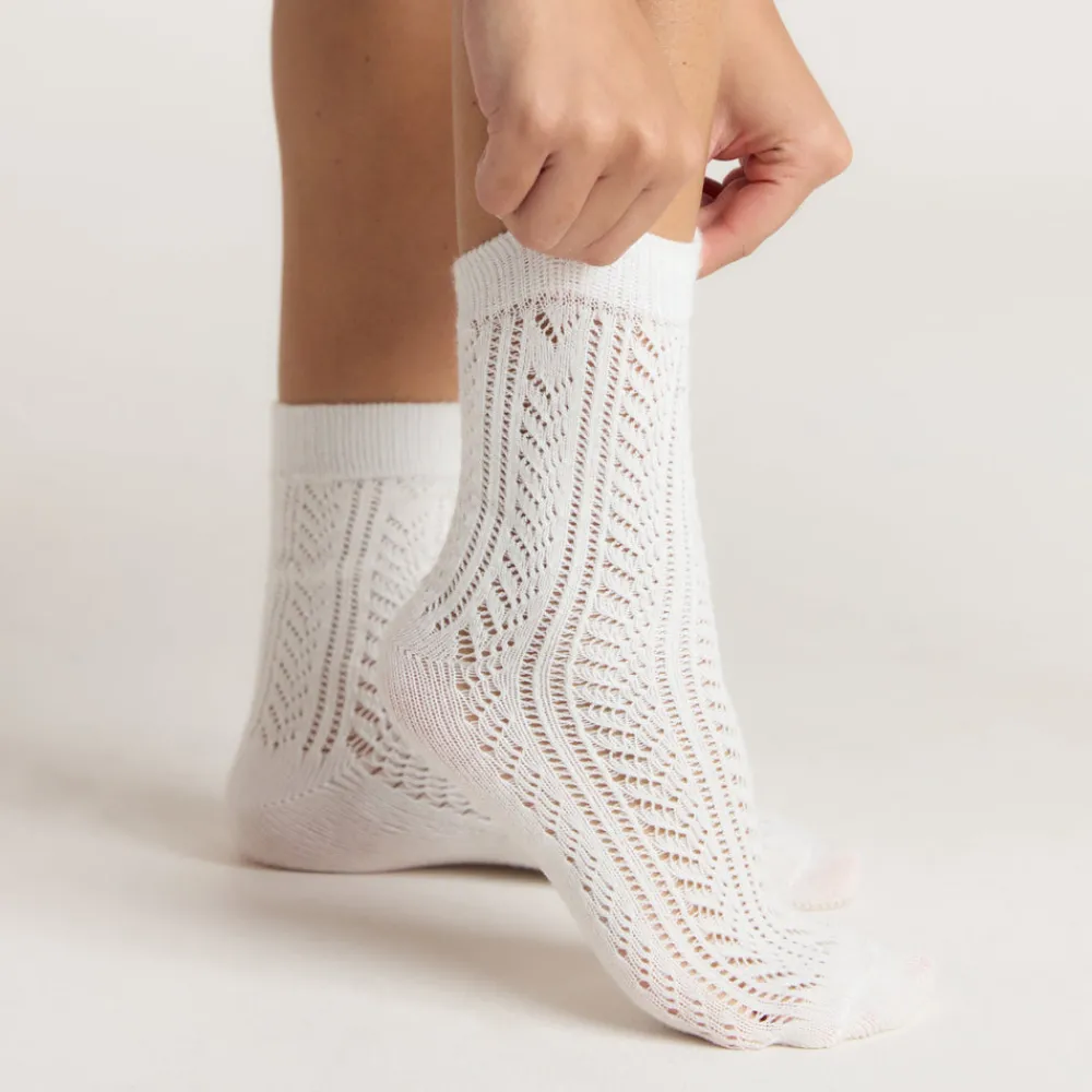 Discount Pointelle Socken (3er-Pack) - Accessoires