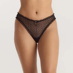 Hot Polka Dot Brazilian Slip - Strings|Slips