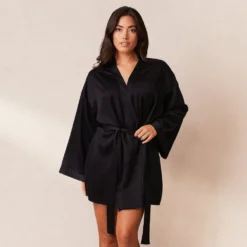 Discount Signature Satin-Morgenmantel - Pyjamas Sets