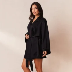 Discount Signature Satin-Morgenmantel - Pyjamas Sets