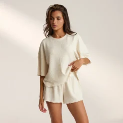 Hot Soft Waffle Pyjama Oberteil - Pyjamas Sets|Pyjama-Oberteile
