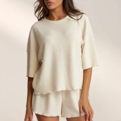 Hot Soft Waffle Pyjama Oberteil - Pyjamas Sets|Pyjama-Oberteile