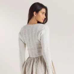 Sale Strickjacke mit Weitem Ärmel - Strickwaren|Pullis Und Strickjacken