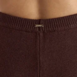 Clearance Strick-Jogginghose mit geripptem Saum - Hosen