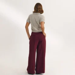 Best Taillierte Hose mit Weitem Bein - Hosen