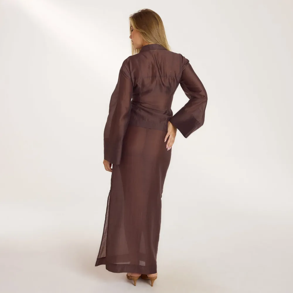 Outlet Tailliertes Transparentes Hemd - T-Shirts Und Oberteile