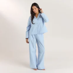 New Texturierte Pyjamashorts aus Baumwoll - Pyjamas Sets|Pyjama-Hosen