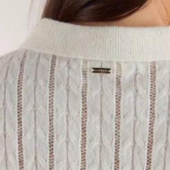 Outlet Transparentes Strick-Polo - Strickwaren