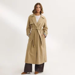 Best Trenchcoat mit Wildlederbesatz - Jacken