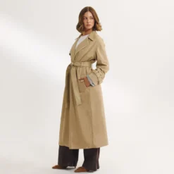 Best Trenchcoat mit Wildlederbesatz - Jacken
