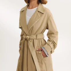 Best Trenchcoat mit Wildlederbesatz - Jacken