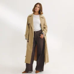 Best Trenchcoat mit Wildlederbesatz - Jacken