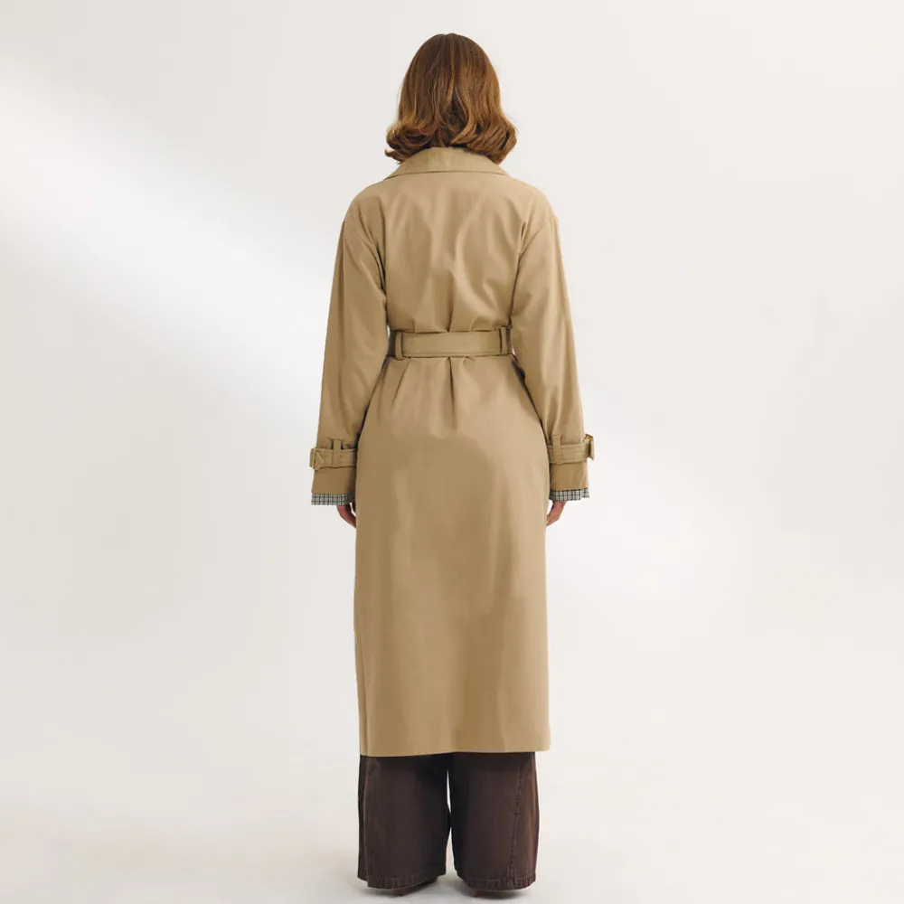 Best Trenchcoat mit Wildlederbesatz - Jacken