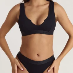 Hot Weiches Geripptes Push-Up Bralette - Ohne Bügel|Push-Up