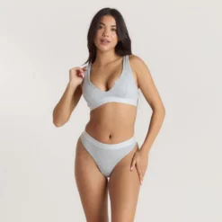 Sale Weiches Geripptes Push-Up Bralette - Ohne Bügel|Push-Up