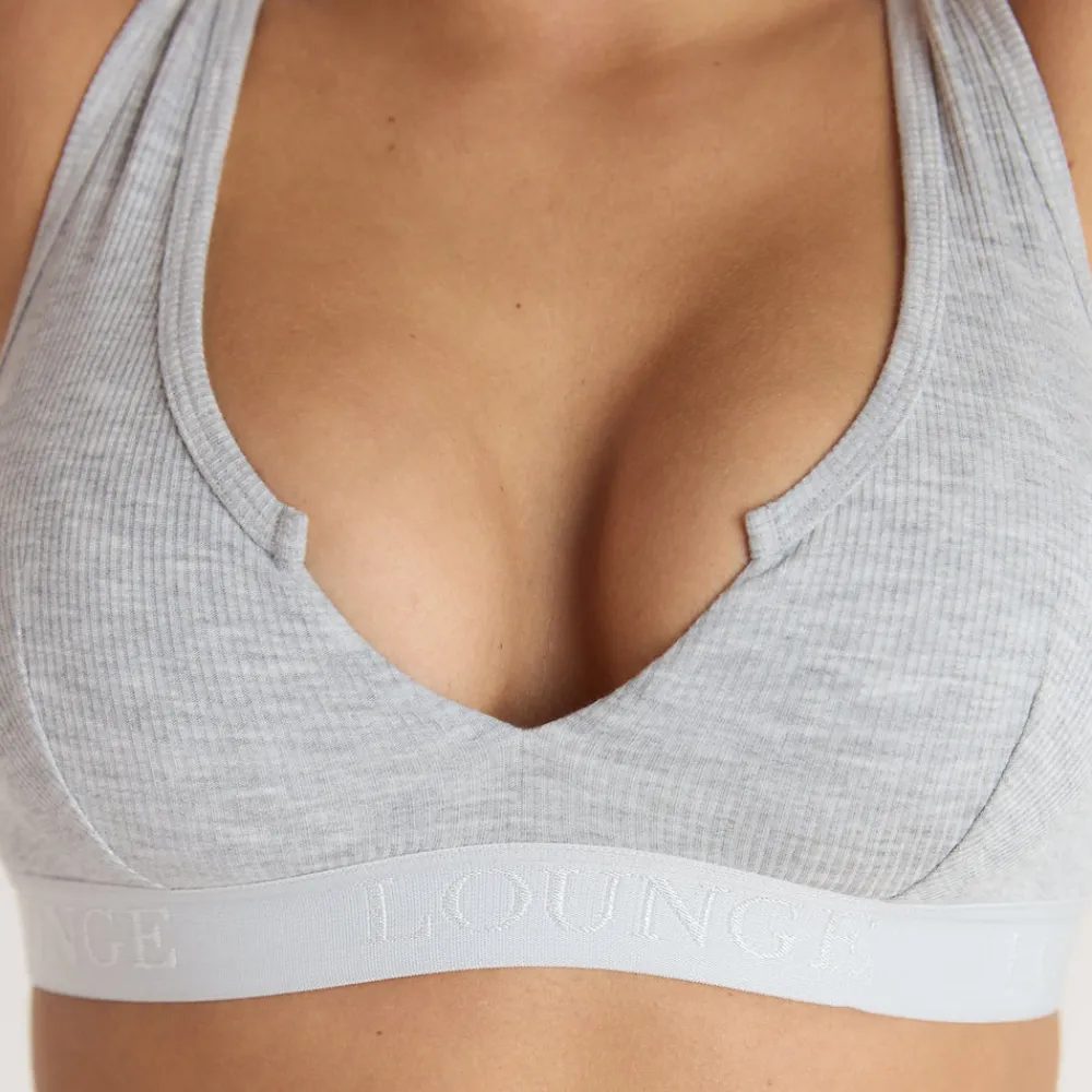 Sale Weiches Geripptes Push-Up Bralette - Ohne Bügel|Push-Up