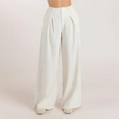 Sale Weite Hose mit Faltendetails - Hosen